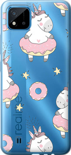 

Чехол Единорожки для Realme C20A 1624785