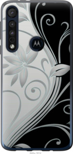 

Чехол Цветы на чёрно-белом фоне для Motorola One Macro 1575931