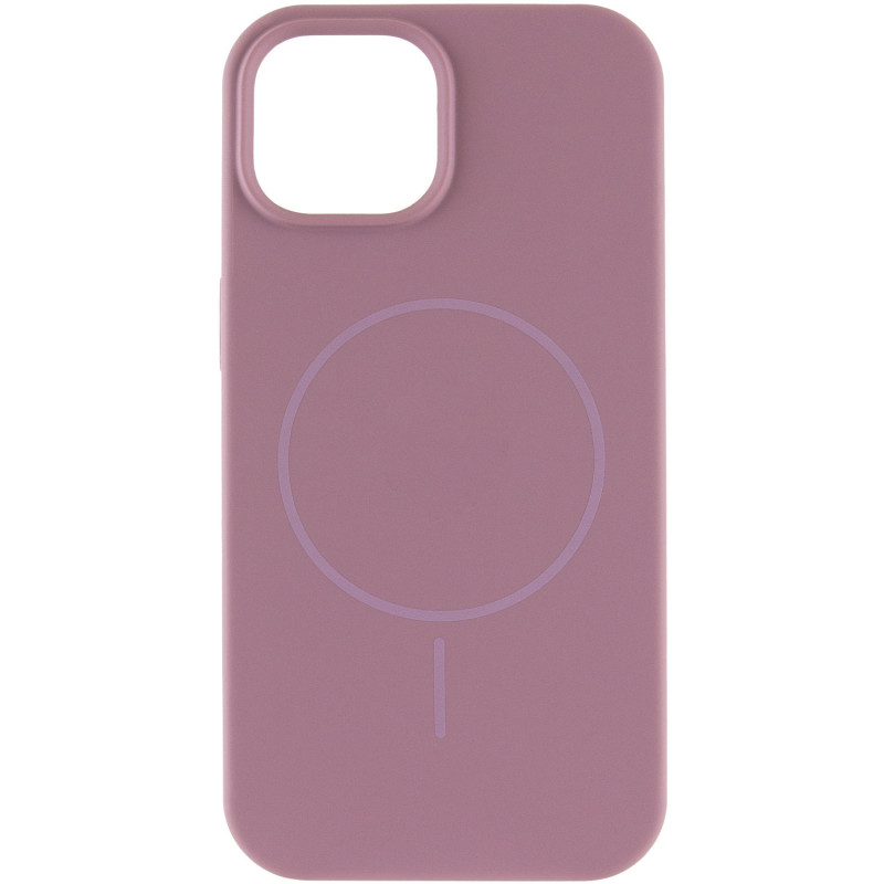 Фото Чохол Silicone Case Full Protective (AA) NO LOGO with Magnetic Safe на Apple iPhone 14 (6.1") (Ліловий / Lilac Pride) на vchehle.ua
