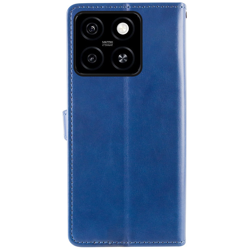 Заказать Кожаный чехол-книжка GETMAN Gallant (PU) для ZTE Blade A55 4G (Синий) на vchehle.ua