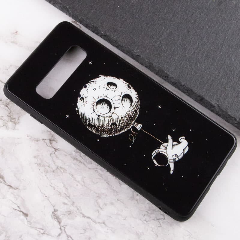 Фото TPU+Glass чехол Diversity для Samsung Galaxy S10+ (Astronaut) в магазине vchehle.ua