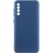 Чехол TPU GETMAN Liquid Silk Full Camera для Samsung Galaxy A50 (A505F) / A50s / A30s (Синий / Navy Blue)