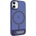 TPU+PC чехол Stand case для Apple iPhone 11 (6.1") (Blue)