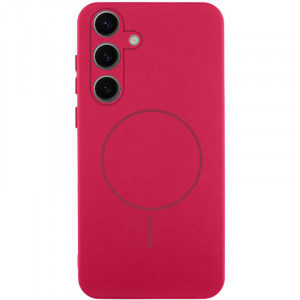 Чехол Silicone Cover Lakshmi Full Camera (AA) with MagFit для Samsung Galaxy S24 FE