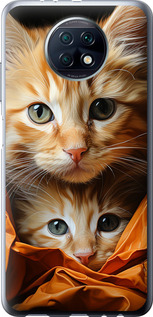 Чохол Котики 2 на Xiaomi Redmi Note 9T