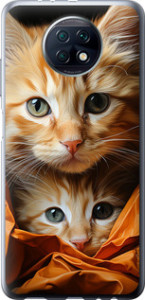 Чехол Котики 2 для Xiaomi Redmi Note 9T
