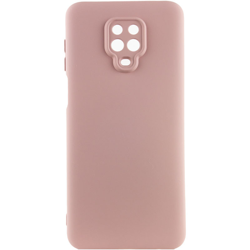 Чохол TPU GETMAN Liquid Silk Full Camera на Xiaomi Redmi Note 9s / Note 9 Pro / Note 9 Pro Max (Рожевий / Pink Sand)