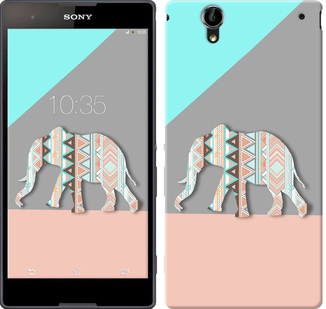 

Чехол Узорчатый слон для Sony Xperia T2 Ultra Dual D5322 224728