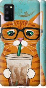 Чехол Зеленоглазый кот в очках для Samsung Galaxy A41 A415F