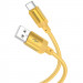 Фото Дата кабель Borofone BX108 Start silicone USB to Type-C 3A (1m) (Gold) на vchehle.ua