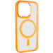 Фото Чехол TPU Iris with Magnetic safe для Apple iPhone 14 Pro (6.1") (Оранжевый) на vchehle.ua