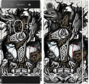 Чехол Тату Викинг для Sony Xperia XA1 Dual
