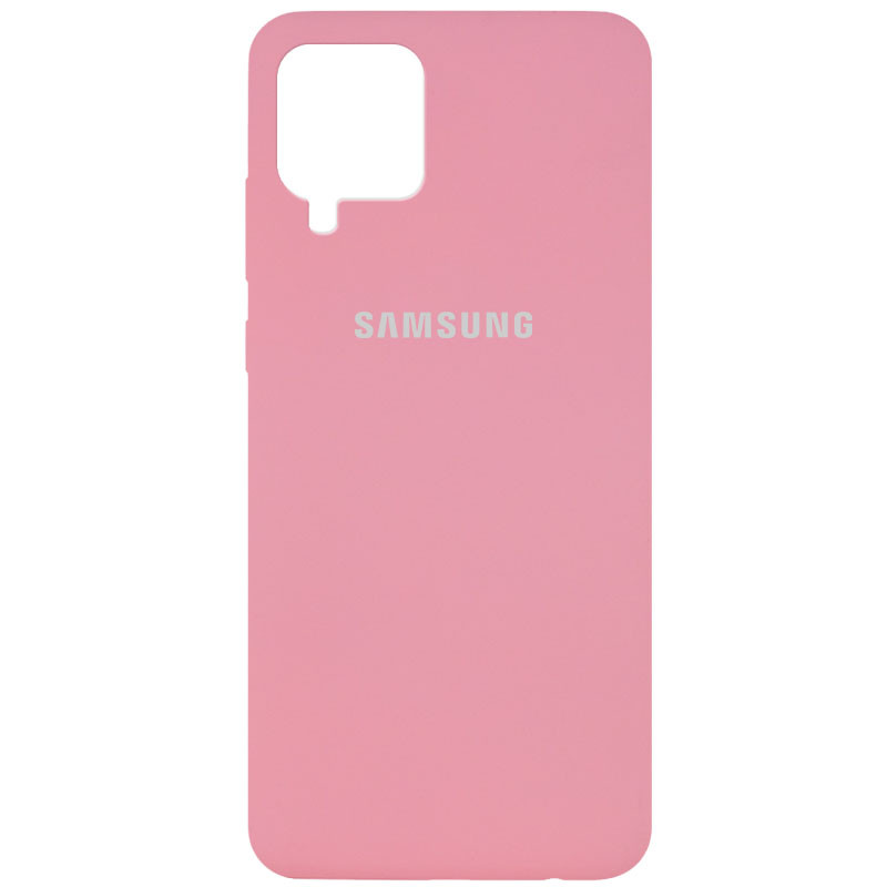 Чохол Silicone Cover Full Protective (AA) на Samsung Galaxy A42 5G (Рожевий / Pink)