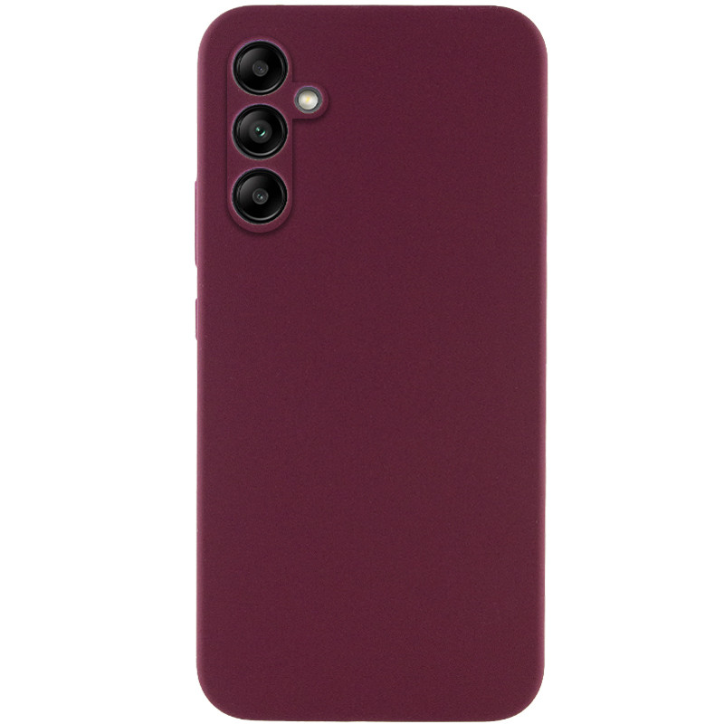 Чохол Silicone Cover Lakshmi Full Camera (AAA) на Samsung Galaxy A54 5G (Бордовий / Plum)