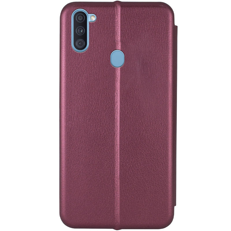 Фото Кожаный чехол-книжка Classy для Samsung Galaxy A11 (Бордовый) на vchehle.ua