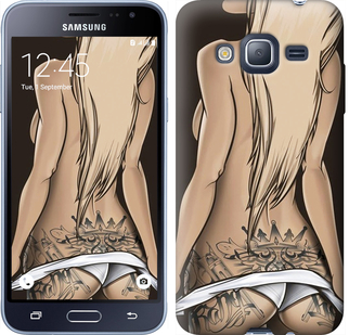 

Чехол Девушка с татуировкой для Samsung Galaxy J3 Duos (2016) J320H 644155