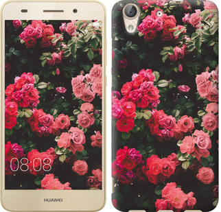 

Чехол Куст с розами для Huawei Y6 II 639443