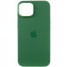 Фото Чохол Silicone Case Metal Buttons (AA) на Apple iPhone 14 (6.1") (Зелений / Clover) на vchehle.ua