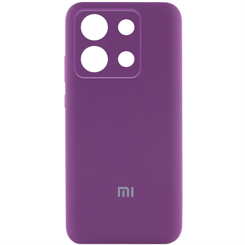 Чохол Silicone Cover Full Camera (AA) Xiaomi Redmi Note 13 5G (Фіолетовий / Grape)