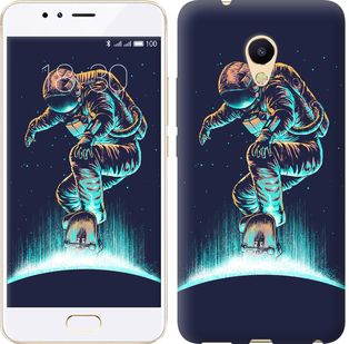 

Чохол Космонавт на скейтборді на Meizu M5s 591433