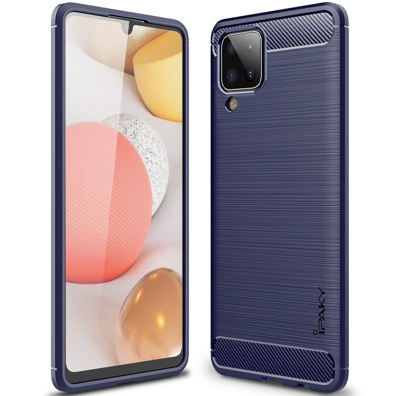 

TPU чехол iPaky Slim Series для Samsung Galaxy A12 (Синий) 1126413