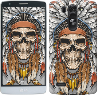

Чехол Череп индейца для LG G3s D724 641105