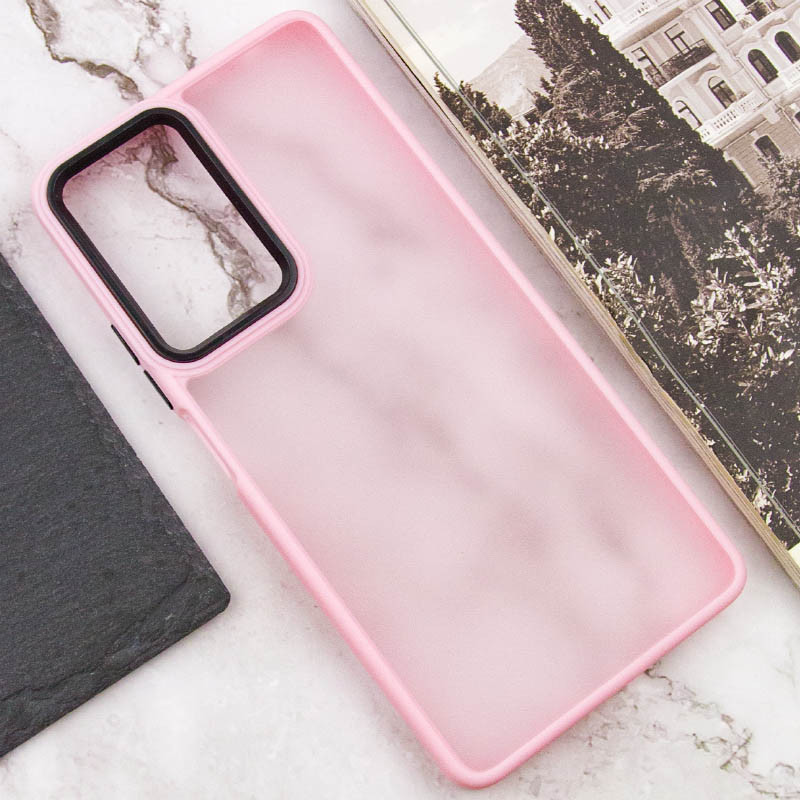 Чехол TPU+PC Lyon Frosted для Xiaomi Redmi 13 4G / Poco M6 4G (Pink) в магазине vchehle.ua