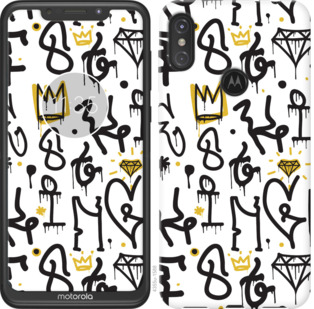 

Чохол Graffiti art на Motorola One Vision 783081