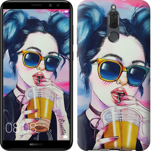 

Чехол Арт-девушка в очках для Huawei Mate 10 Lite 626608