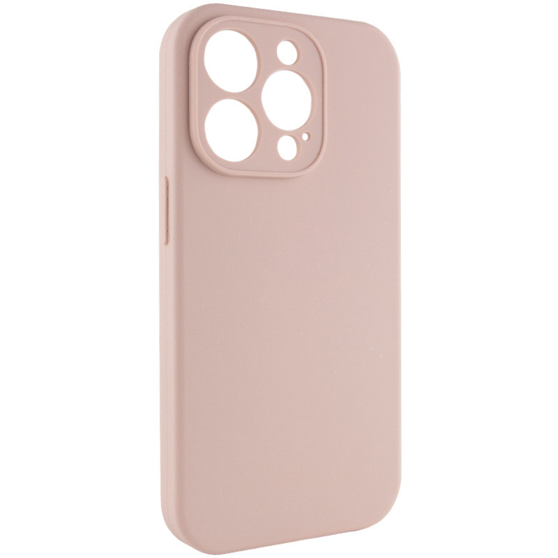 Фото Чехол Silicone Case Full Camera Protective (AA) NO LOGO для Apple iPhone 15 Pro (6.1") (Розовый / Pink Sand) на vchehle.ua