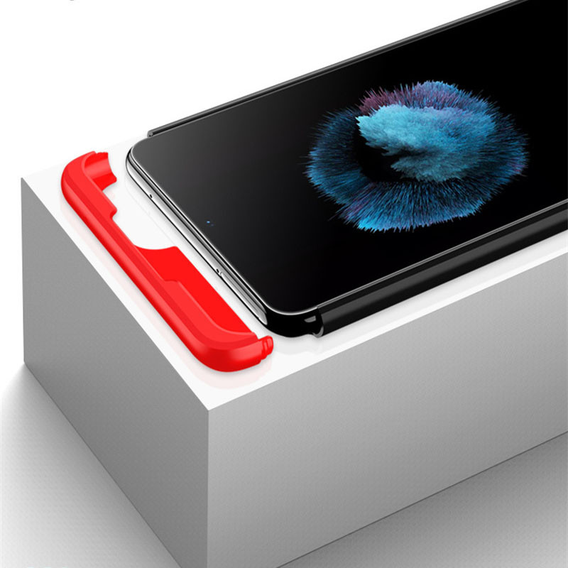 Пластиковая накладка GKK LikGus 360 градусов (opp) для Samsung Galaxy A72 4G / A72 5G (Черный / Красный) в магазине vchehle.ua