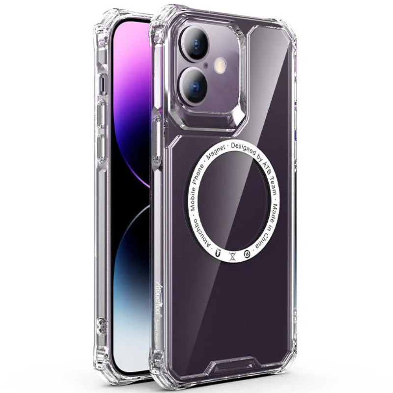 Чехол TPU Gorilla with Magnetic Safe для Apple iPhone 16 (6.1") (Clear)