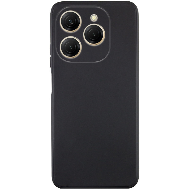 Силиконовый чехол Candy Full Camera для TECNO Spark 20 Pro (Черный / Black)