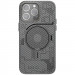 Чохол M-Tech Carbon soft touch with Magnetic Safe на Apple iPhone 13 Pro Max (6.7") (Grey)