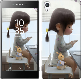 

Чехол Милая девочка с зайчиком для Sony Xperia Z5 Premium E6883 636603