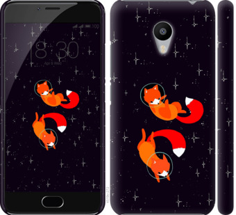 Чохол Лисички в космосі на Meizu M3