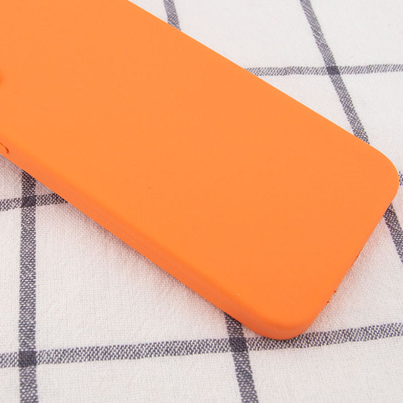 Фото Silicone Case Square Full Camera Protective (AA) NOLOGO для Apple iPhone 7 plus / 8 plus (5.5") (Оранжевый / Papaya) на vchehle.ua