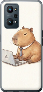 Чехол Funny Capybara CEO Working для Realme GT Neo 2