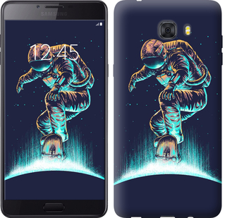 

Чохол Космонавт на скейтборді на Samsung Galaxy C9 Pro 591219