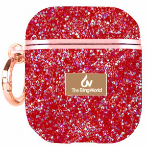 TPU чохол Bling World Rock Diamond на наушников AirPods 1/2