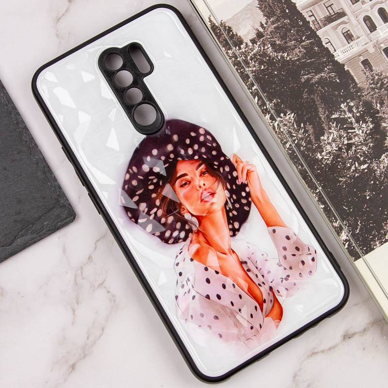 TPU+PC чохол Prisma Ladies на Xiaomi Redmi 9 (Girl in a hat) в магазині vchehle.ua