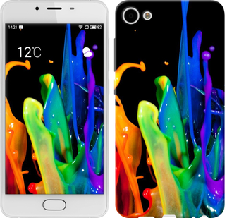 

Чохол бризки фарби на Meizu U10 381394