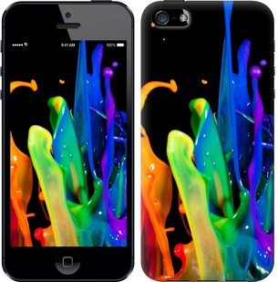 

Чохол бризки фарби для iPhone 5 381147