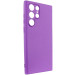 Чохол Silicone Cover Lakshmi Full Camera (A) на Samsung Galaxy S22 Ultra (Фіолетовий / Purple)