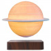 Магнитный левитационный светильник HCNT Levitating Lamp Saturn (Dark Wood Grain)