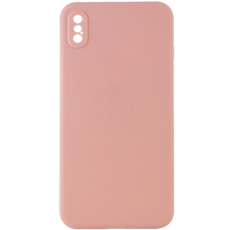 Силіконовий чохол Candy Full Camera на Apple iPhone XS Max (6.5") (Рожевий / Pink Sand)