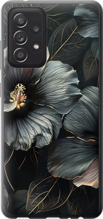 Чохол Чорні квіти на Samsung Galaxy A52s 5G A528B