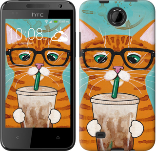 

Чохол Зеленоокий кіт в окулярах на HTC Desire 300 625193