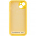 Чехол Silicone Case Full Protective (AA) NO LOGO для Apple iPhone 16 Plus (6.7") (Желтый / Yellow) в магазине vchehle.ua