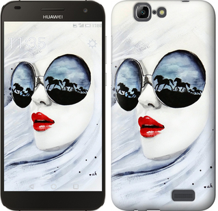 

Чохол Дівчина аквареллю на Huawei Ascend G7 89992